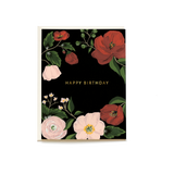 Midnight Floral Birthday Card