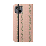 Camellia Flip Wallet Case
