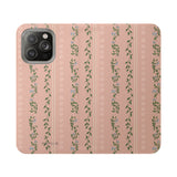 Camellia Flip Wallet Case