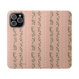 Camellia Flip Wallet Case