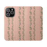 Camellia Flip Wallet Case