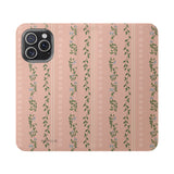 Camellia Flip Wallet Case