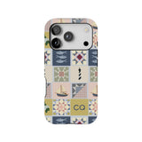 Coastal Quilt Personalized iPhone Case
