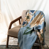 April Birth Month Woven Blanket