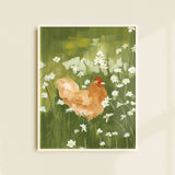 Chicken Art Print