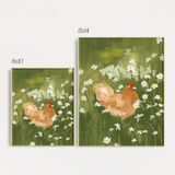 Chicken Art Print