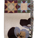 February Birth Month Woven Blanket
