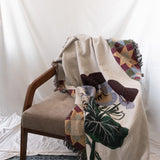 February Birth Month Woven Blanket