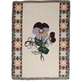February Birth Month Woven Blanket