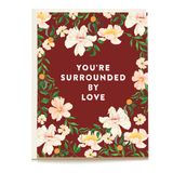 Surrounded By Love Sympathy Card