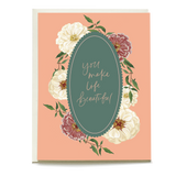 Zinnias Love+Friendship Card