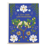 Love Birds Anniversary Card