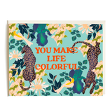 Colorful Life Friendship Card