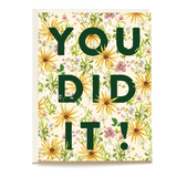 Wildflower Congrats Card