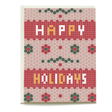 Retro Tile Holiday Card