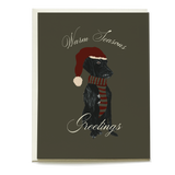 Festive Otis Holiday Card