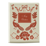 Damask Christmas Card