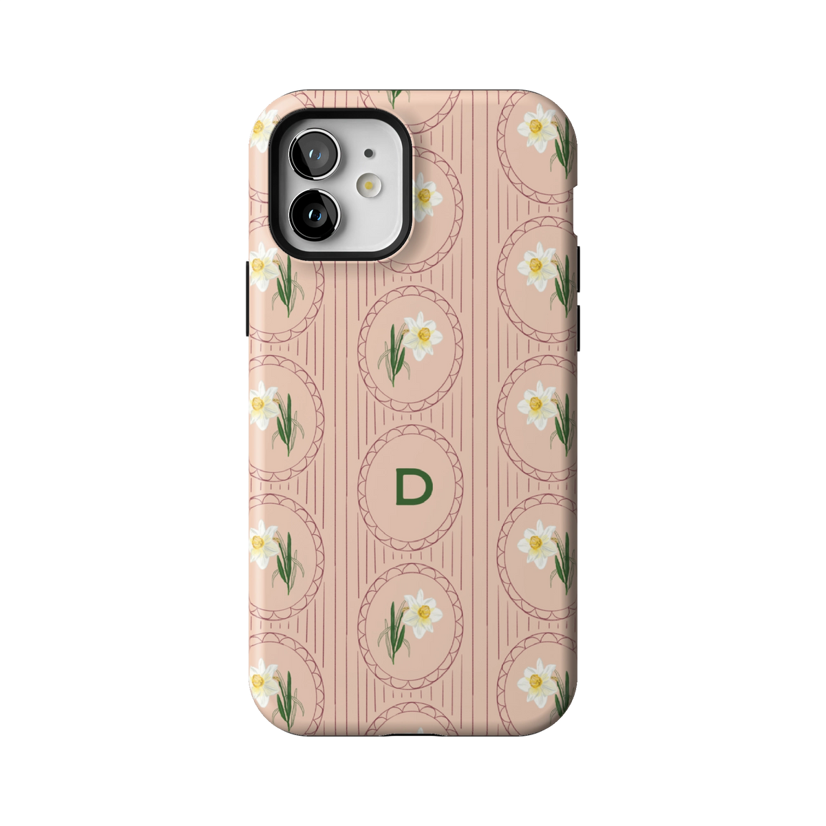 December Birth Month Personalized iPhone Case