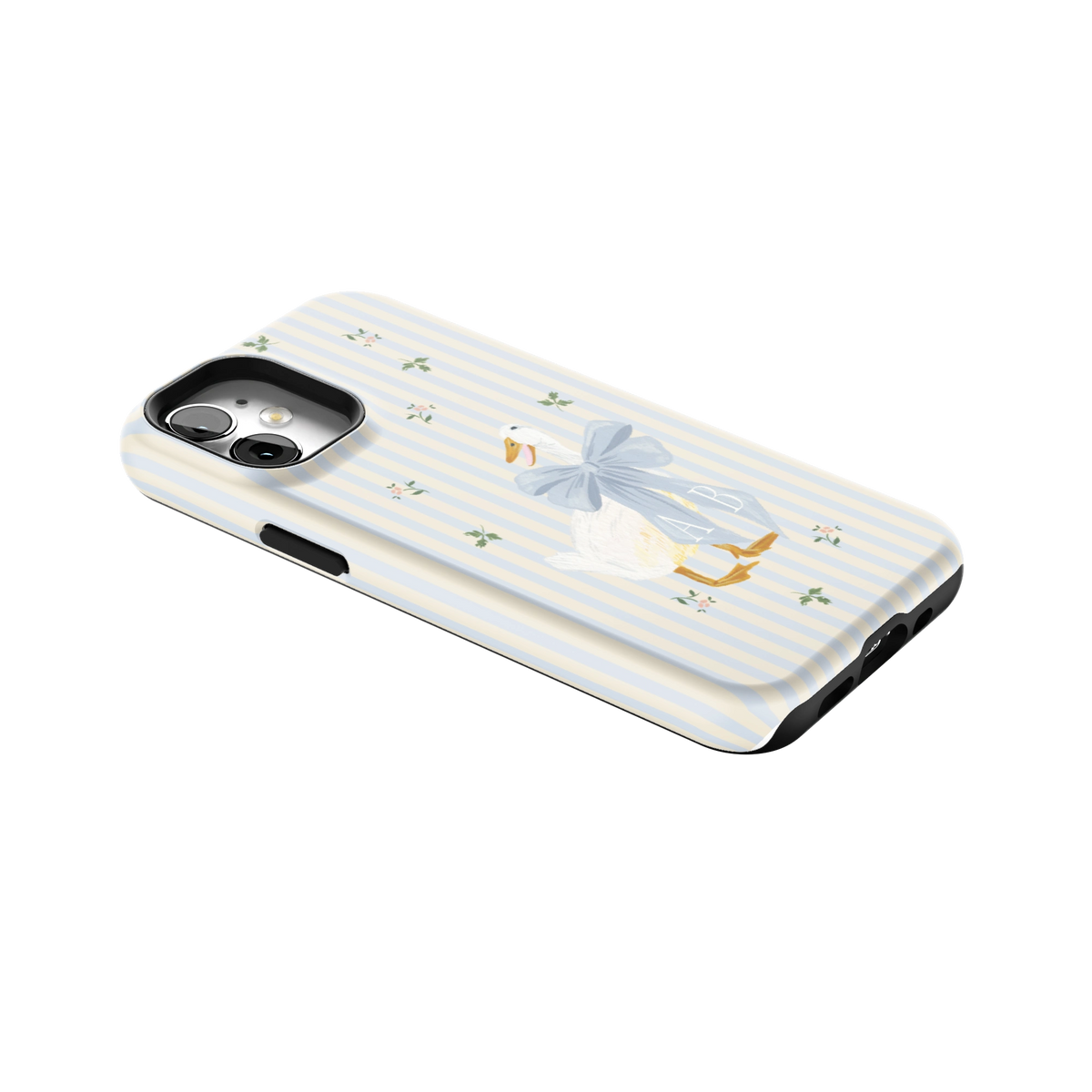 Dainty Duck Personalized iPhone Case