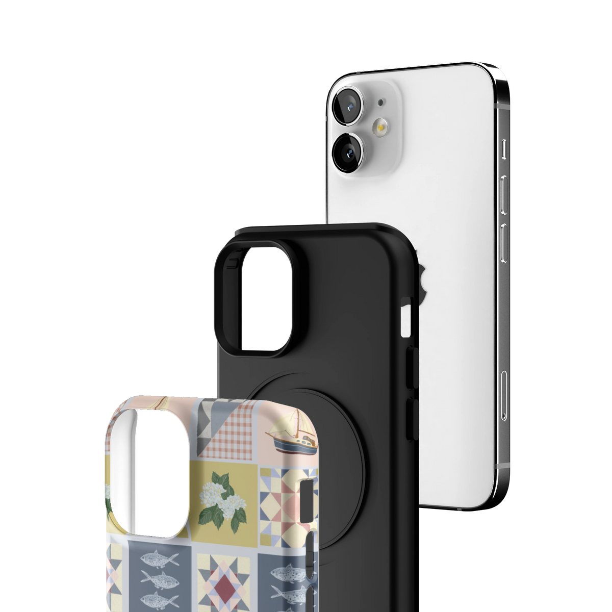 Coastal Quilt Personalized iPhone Case