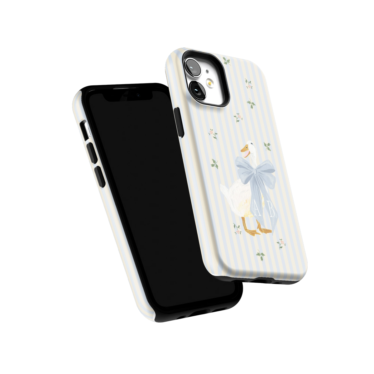 Dainty Duck Personalized iPhone Case