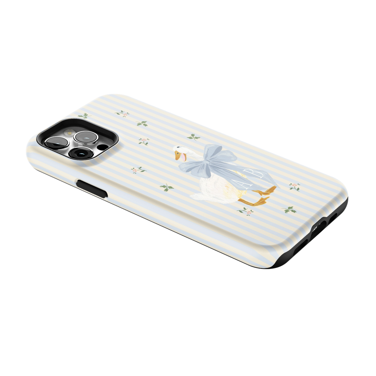 Dainty Duck Personalized iPhone Case