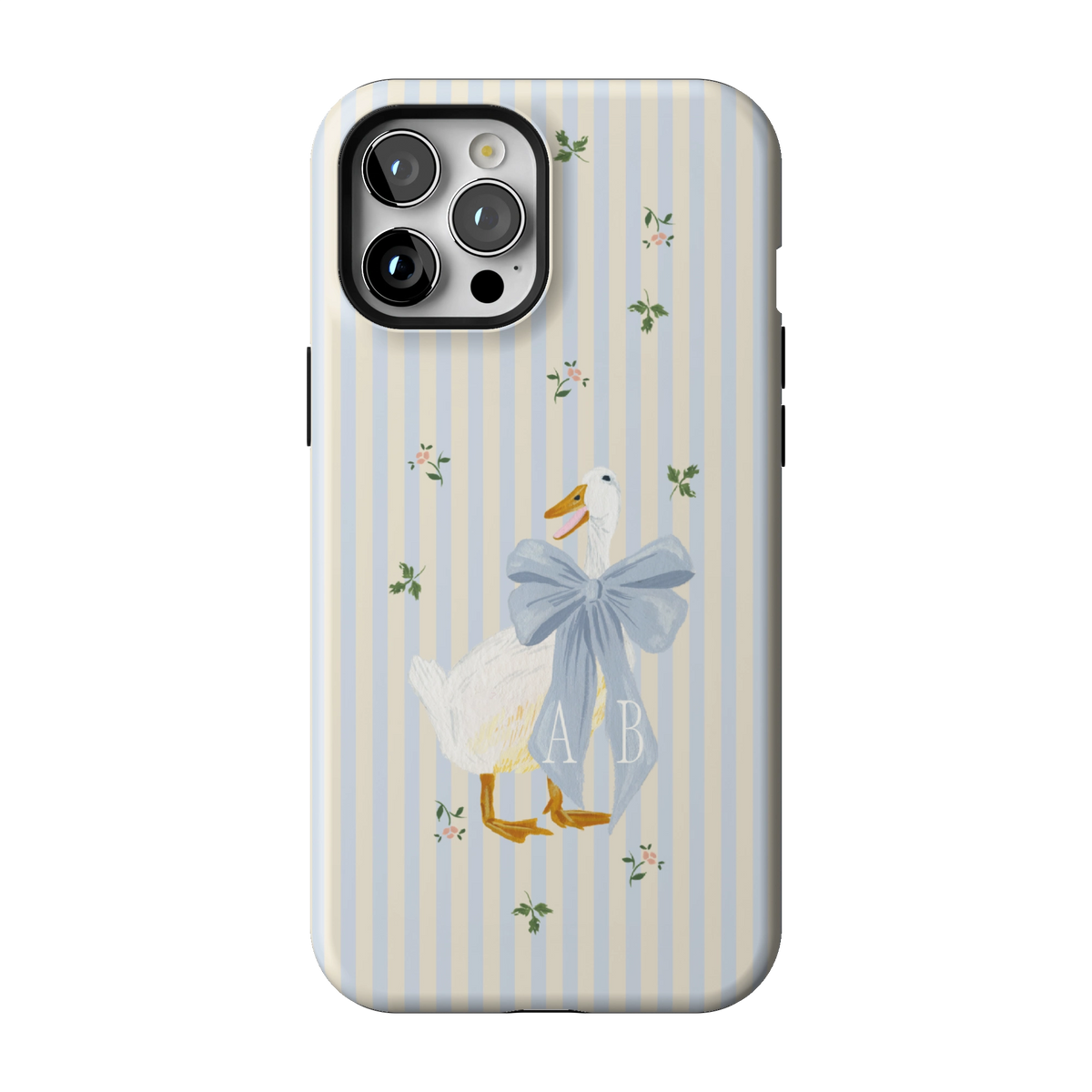 Dainty Duck Personalized iPhone Case