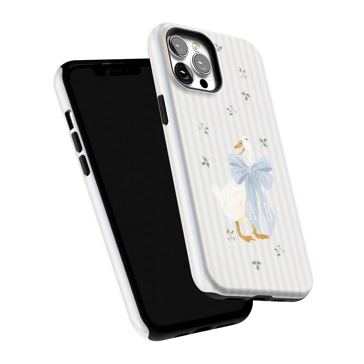 Dainty Duck Personalized iPhone Case