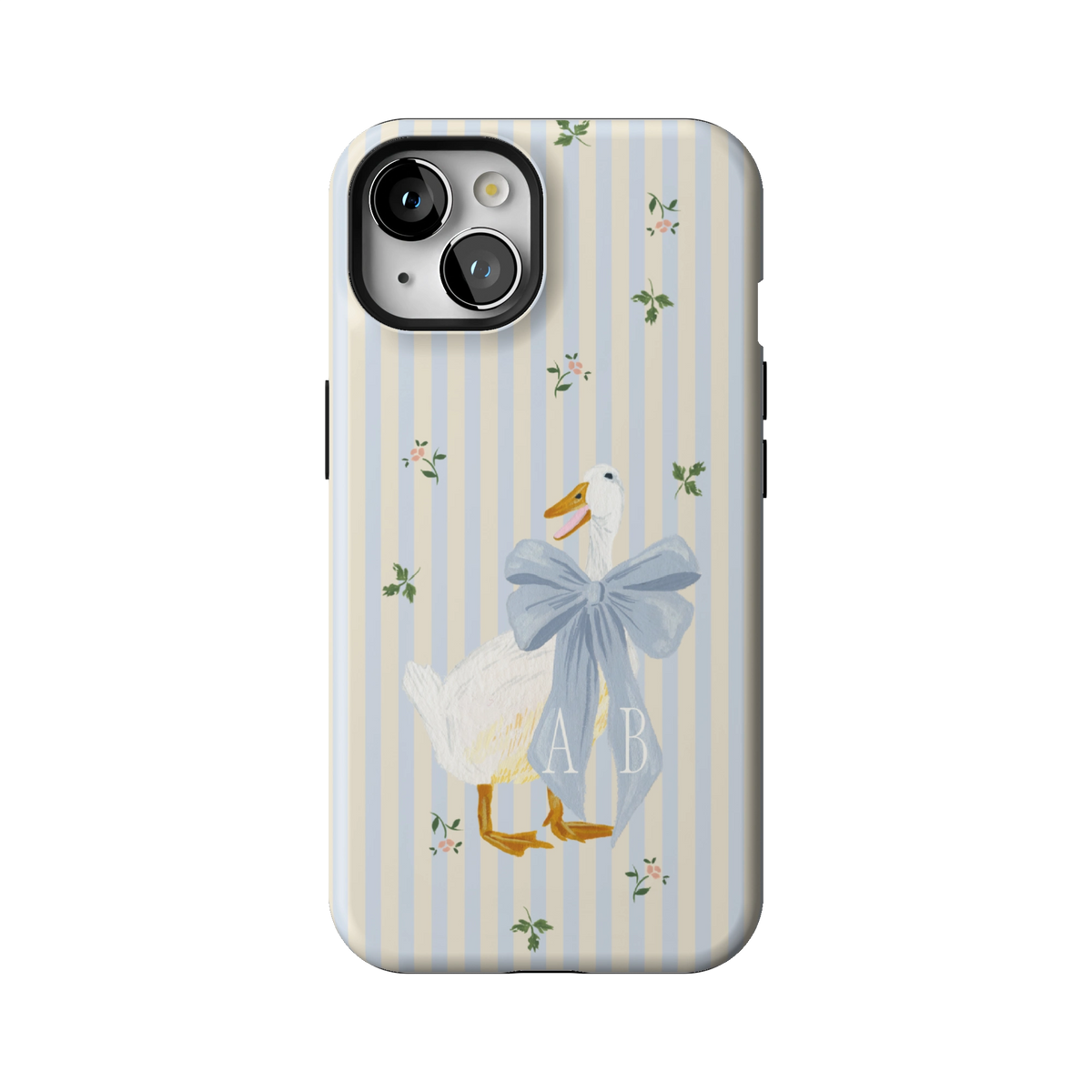 Dainty Duck Personalized iPhone Case