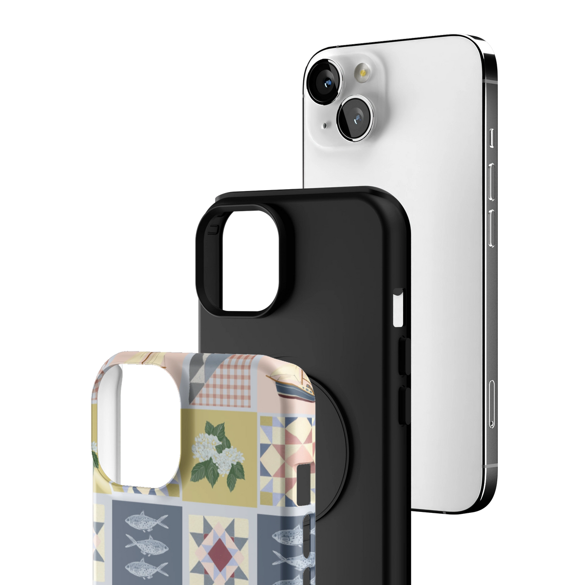 Coastal Quilt Personalized iPhone Case