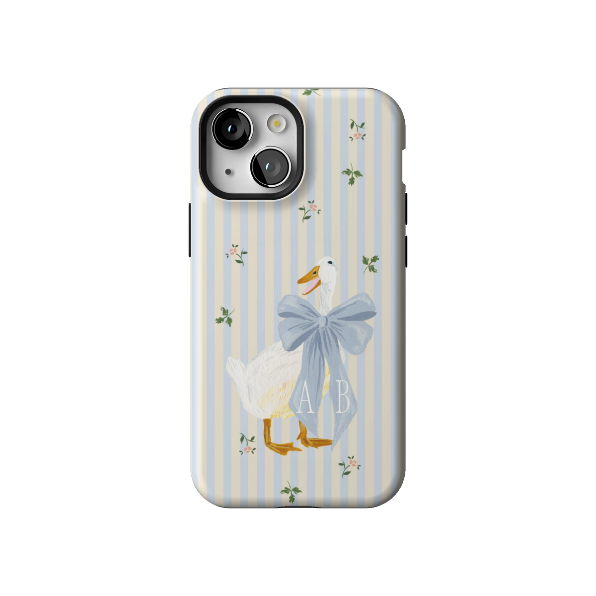Dainty Duck Personalized iPhone Case