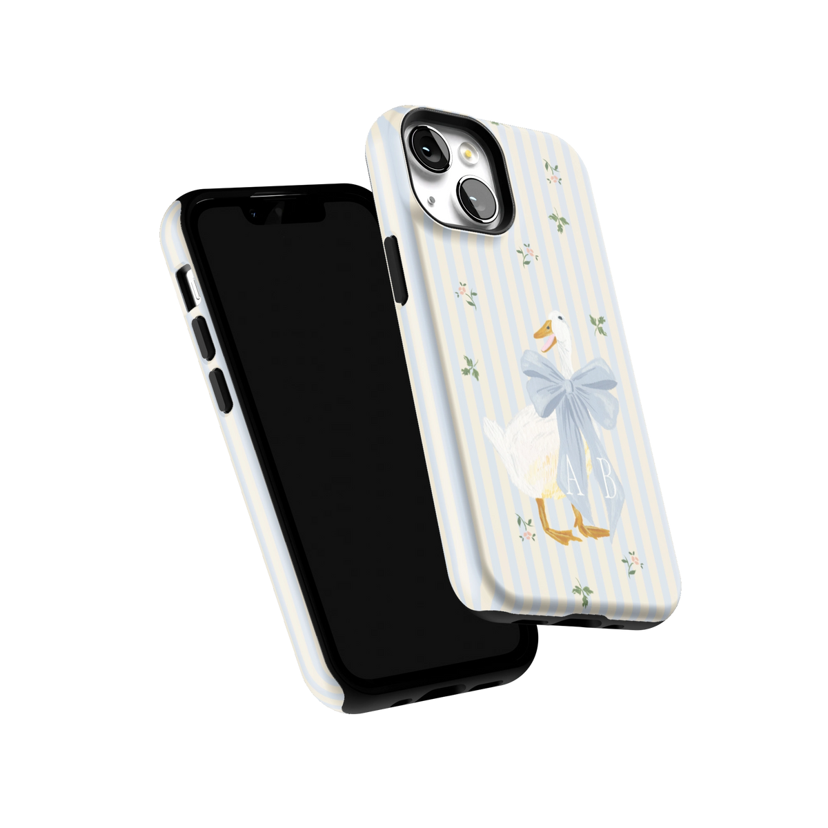 Dainty Duck Personalized iPhone Case