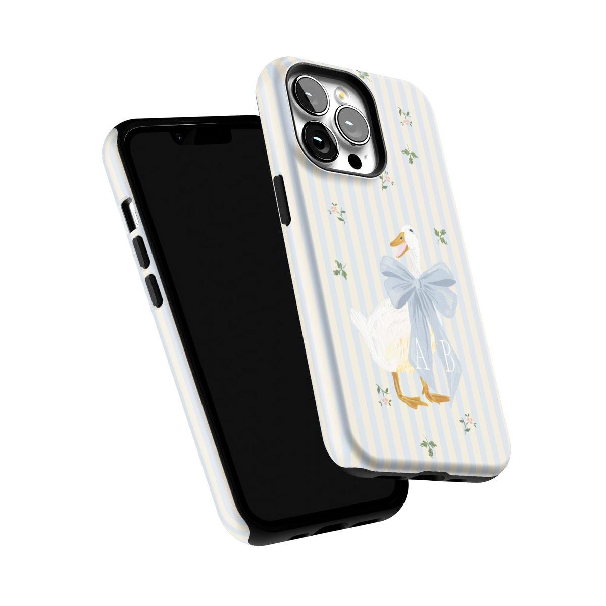 Dainty Duck Personalized iPhone Case