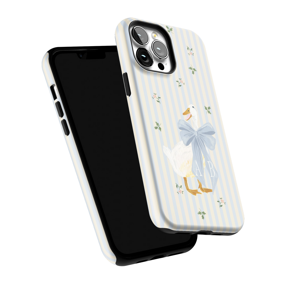 Dainty Duck Personalized iPhone Case