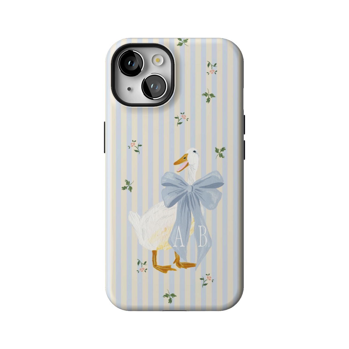 Dainty Duck Personalized iPhone Case
