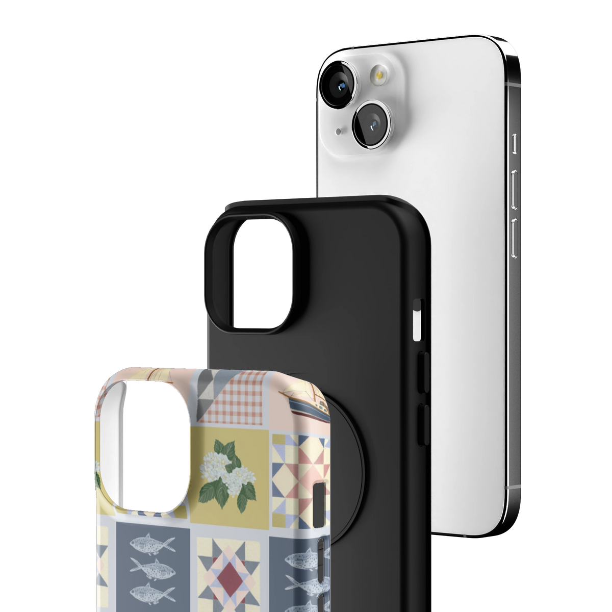 Coastal Quilt Personalized iPhone Case