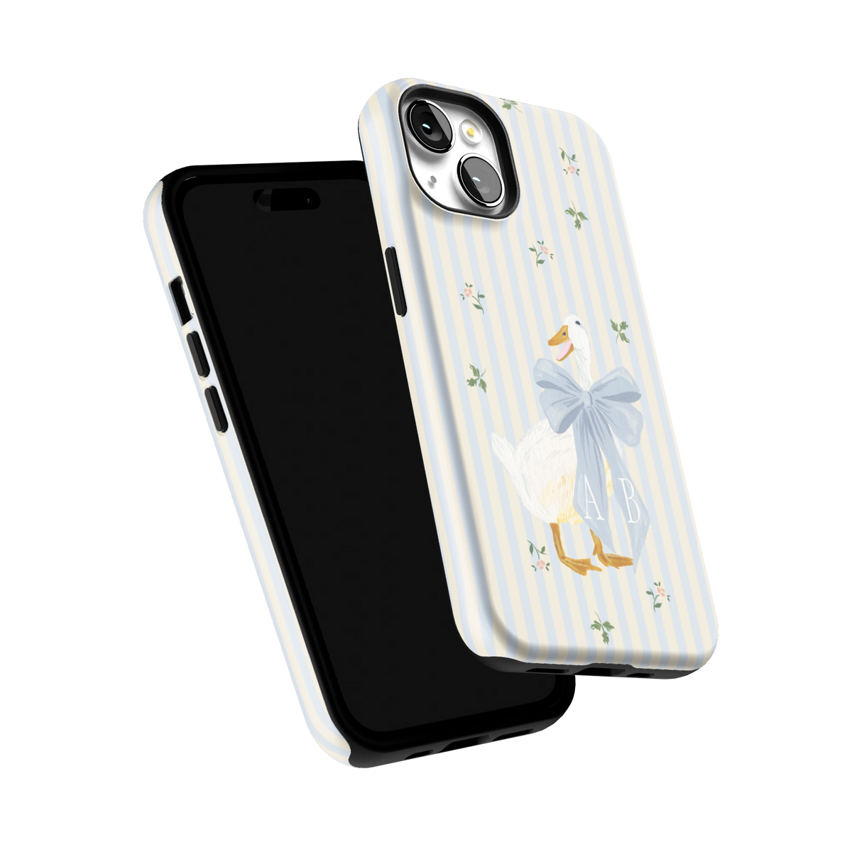 Dainty Duck Personalized iPhone Case