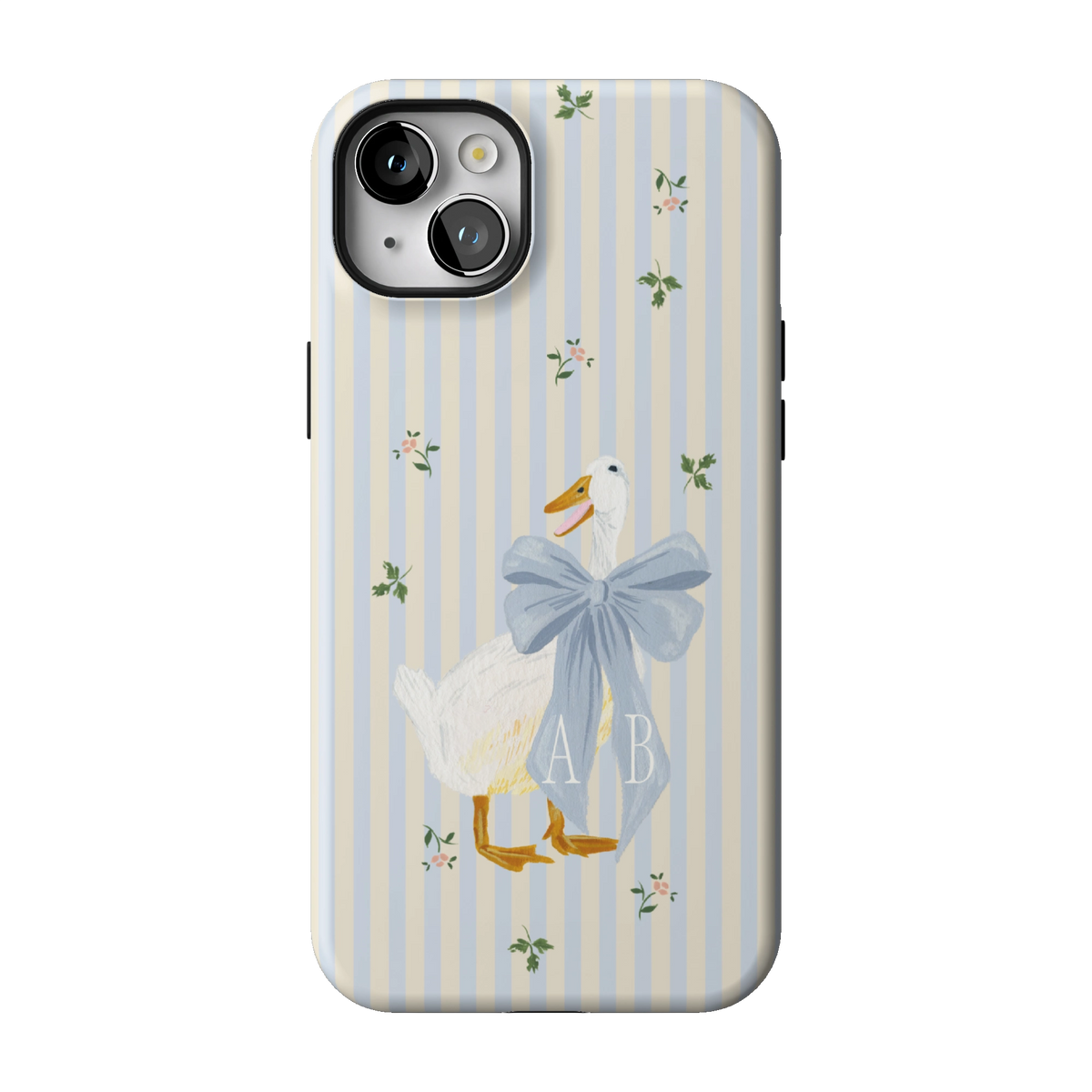 Dainty Duck Personalized iPhone Case
