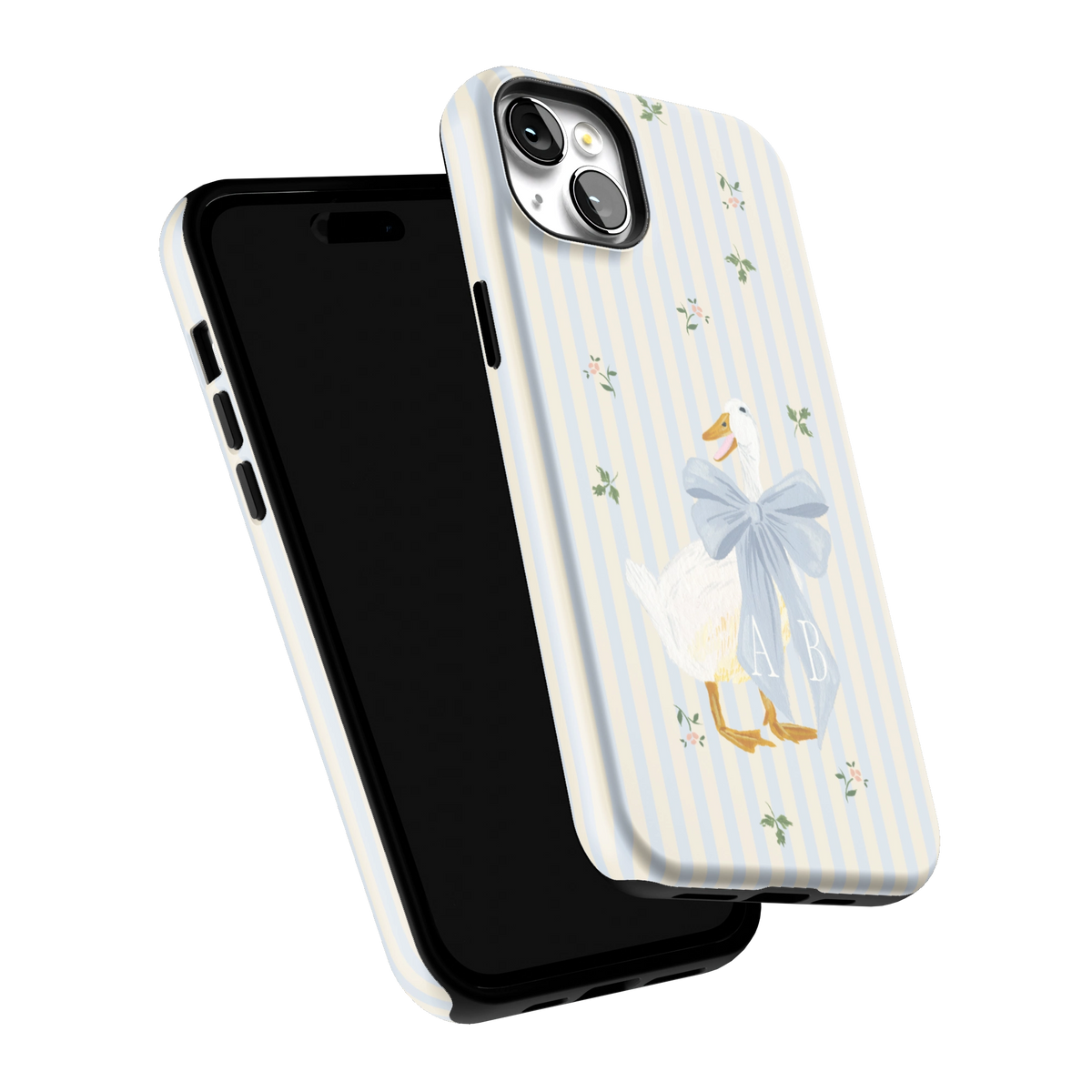 Dainty Duck Personalized iPhone Case