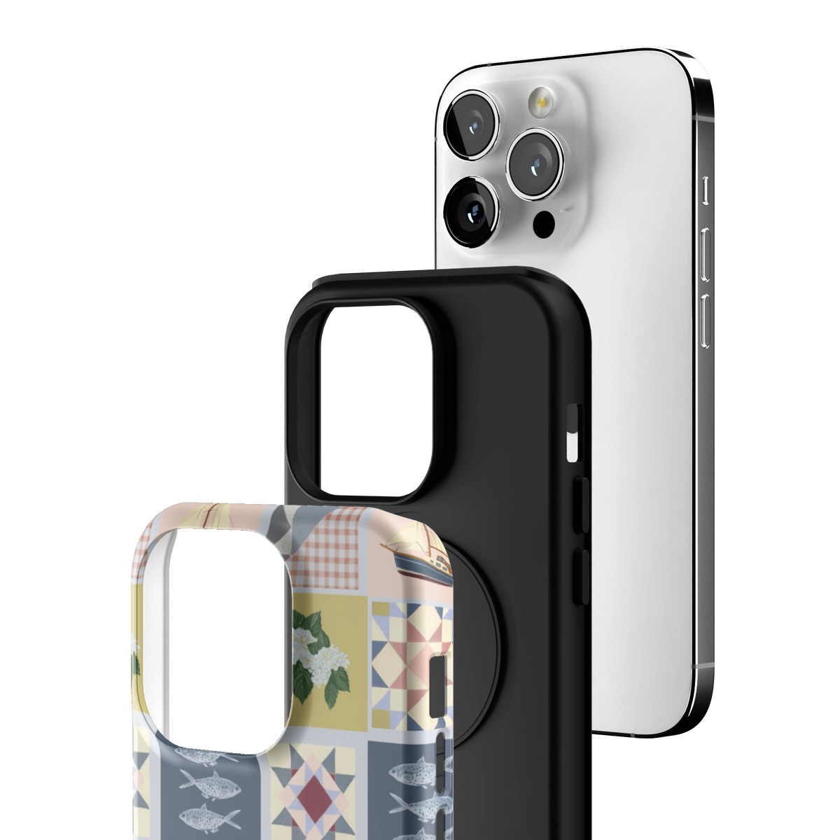 Coastal Quilt Personalized iPhone Case