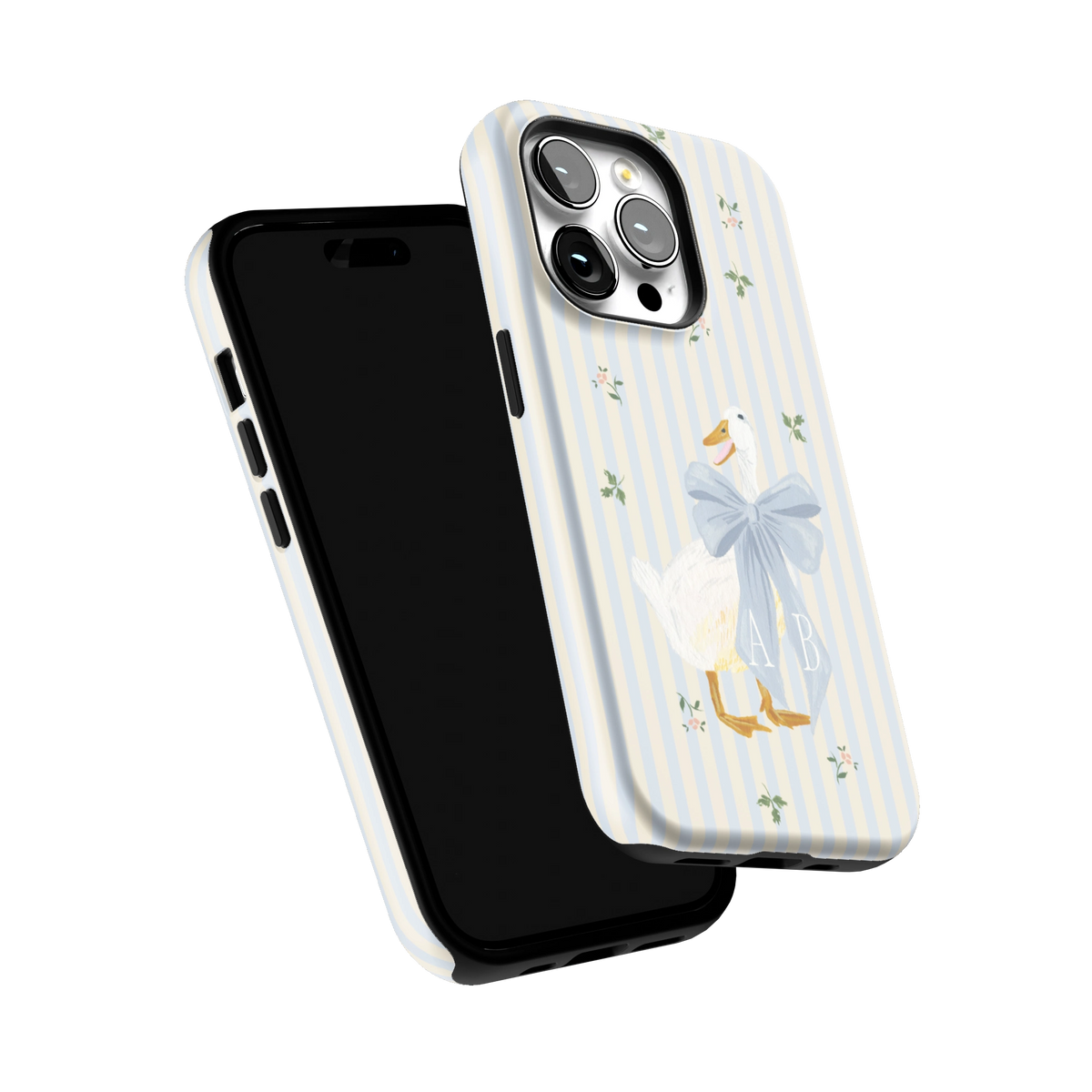 Dainty Duck Personalized iPhone Case