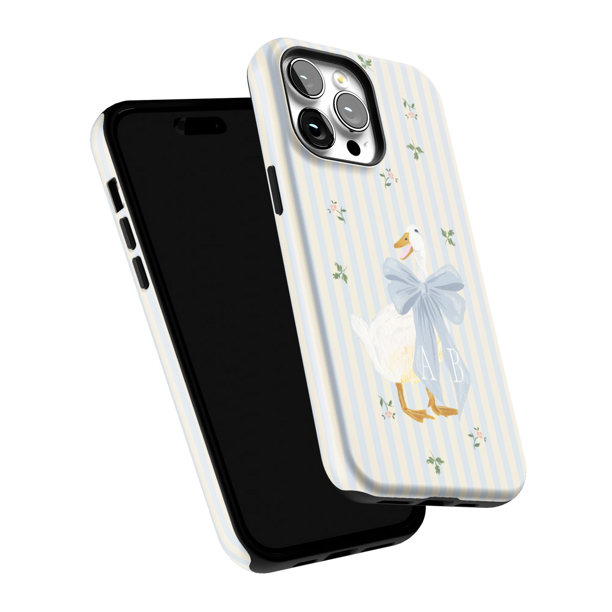 Dainty Duck Personalized iPhone Case