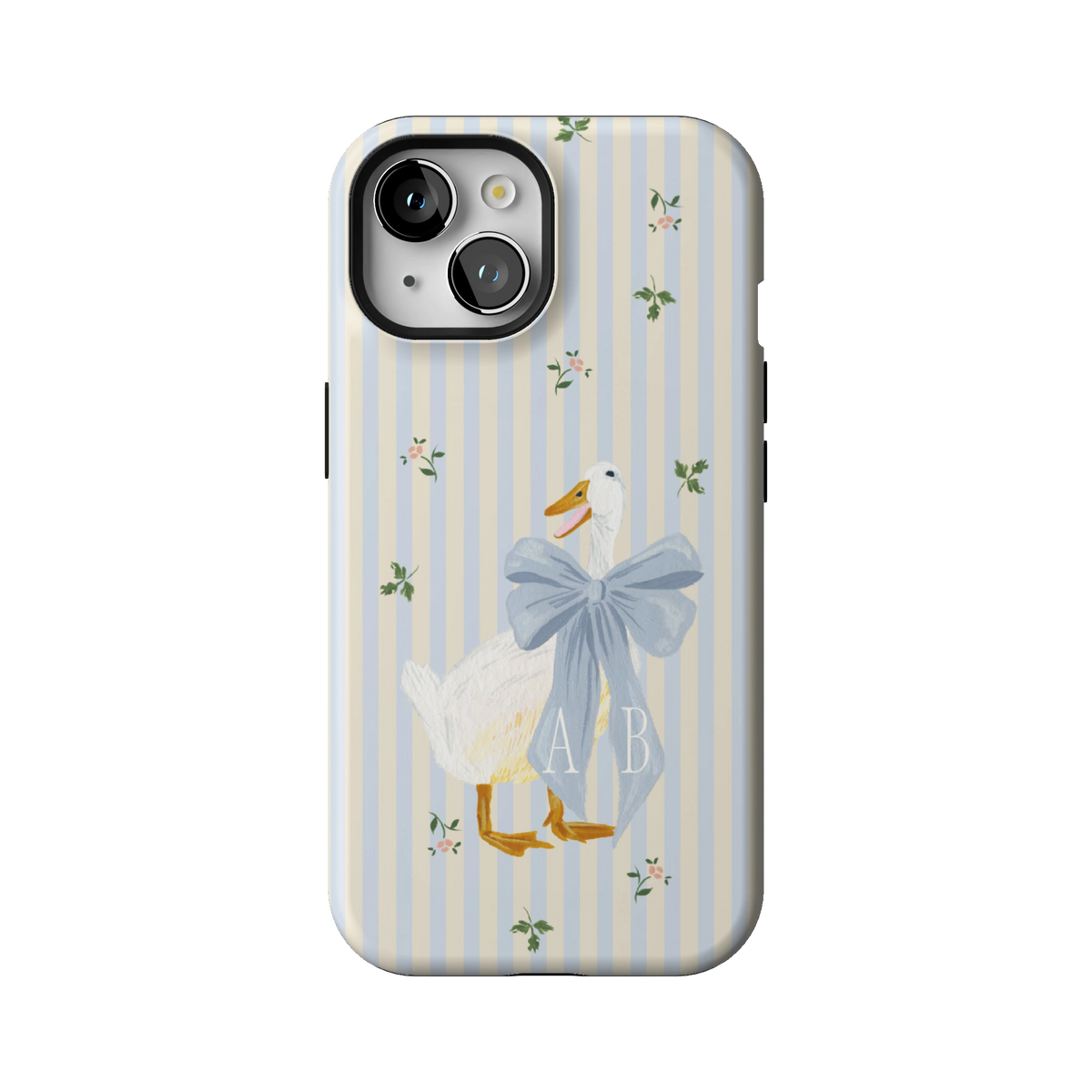 Dainty Duck Personalized iPhone Case