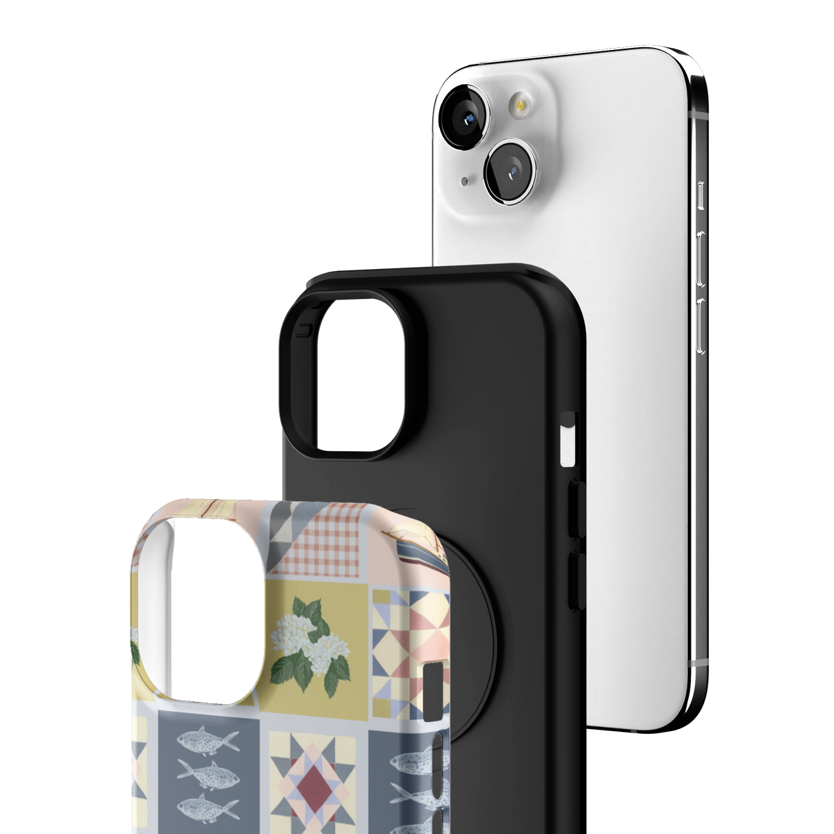 Coastal Quilt Personalized iPhone Case