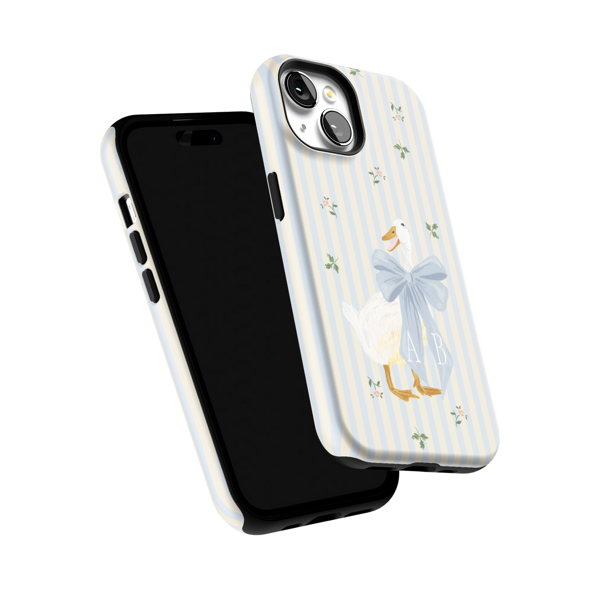 Dainty Duck Personalized iPhone Case