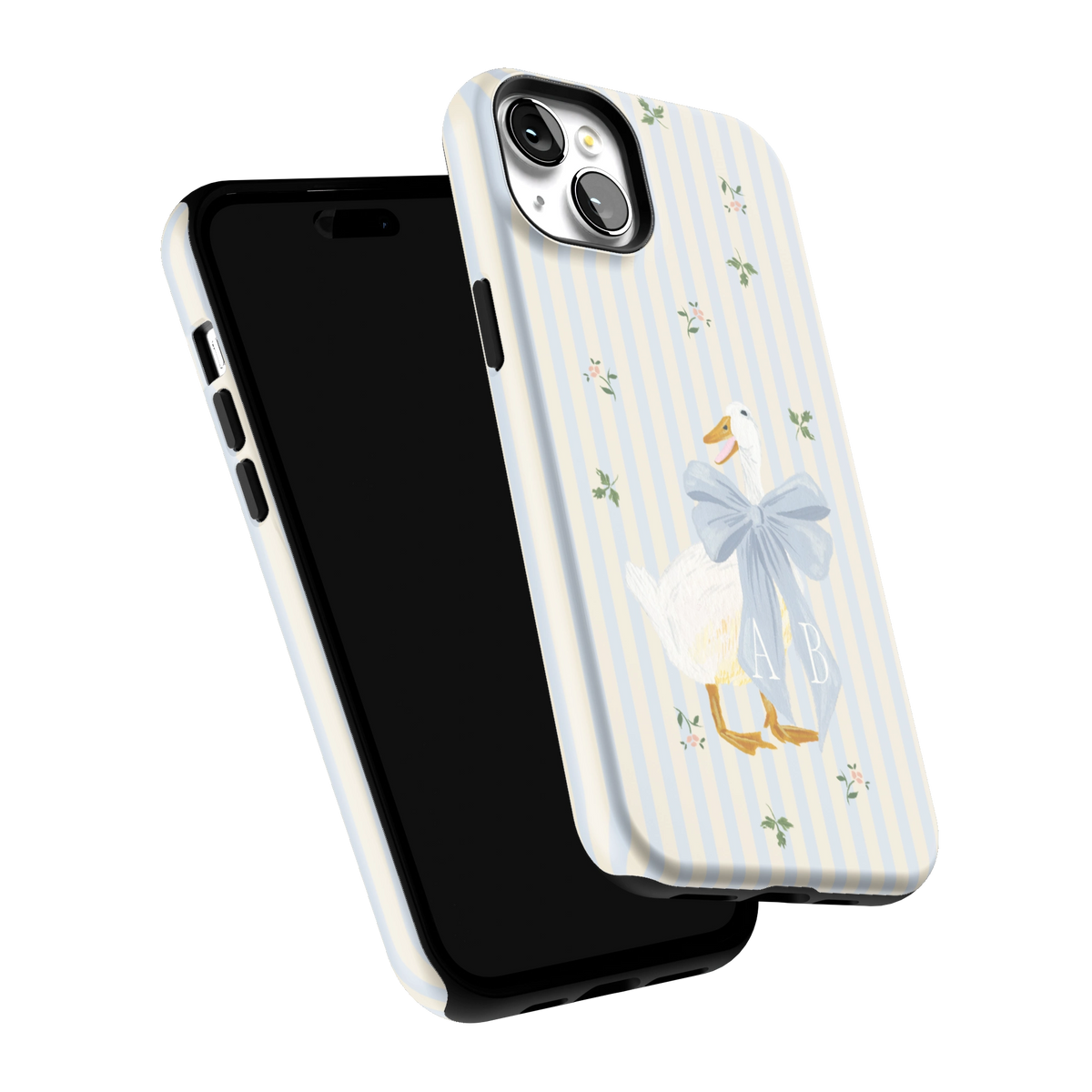 Dainty Duck Personalized iPhone Case