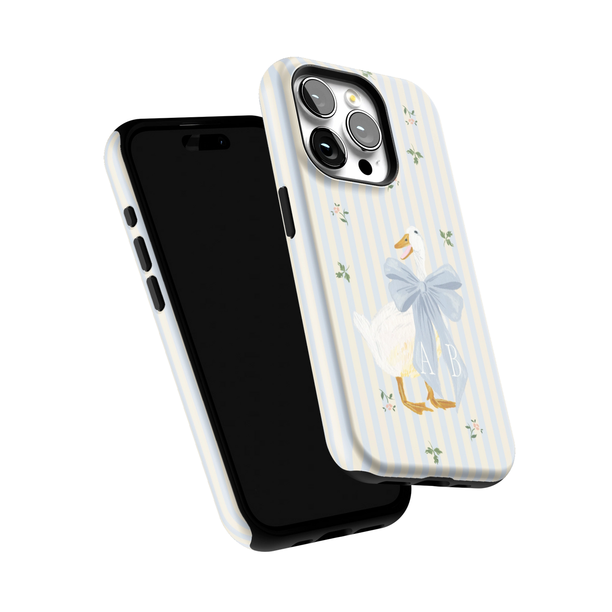 Dainty Duck Personalized iPhone Case