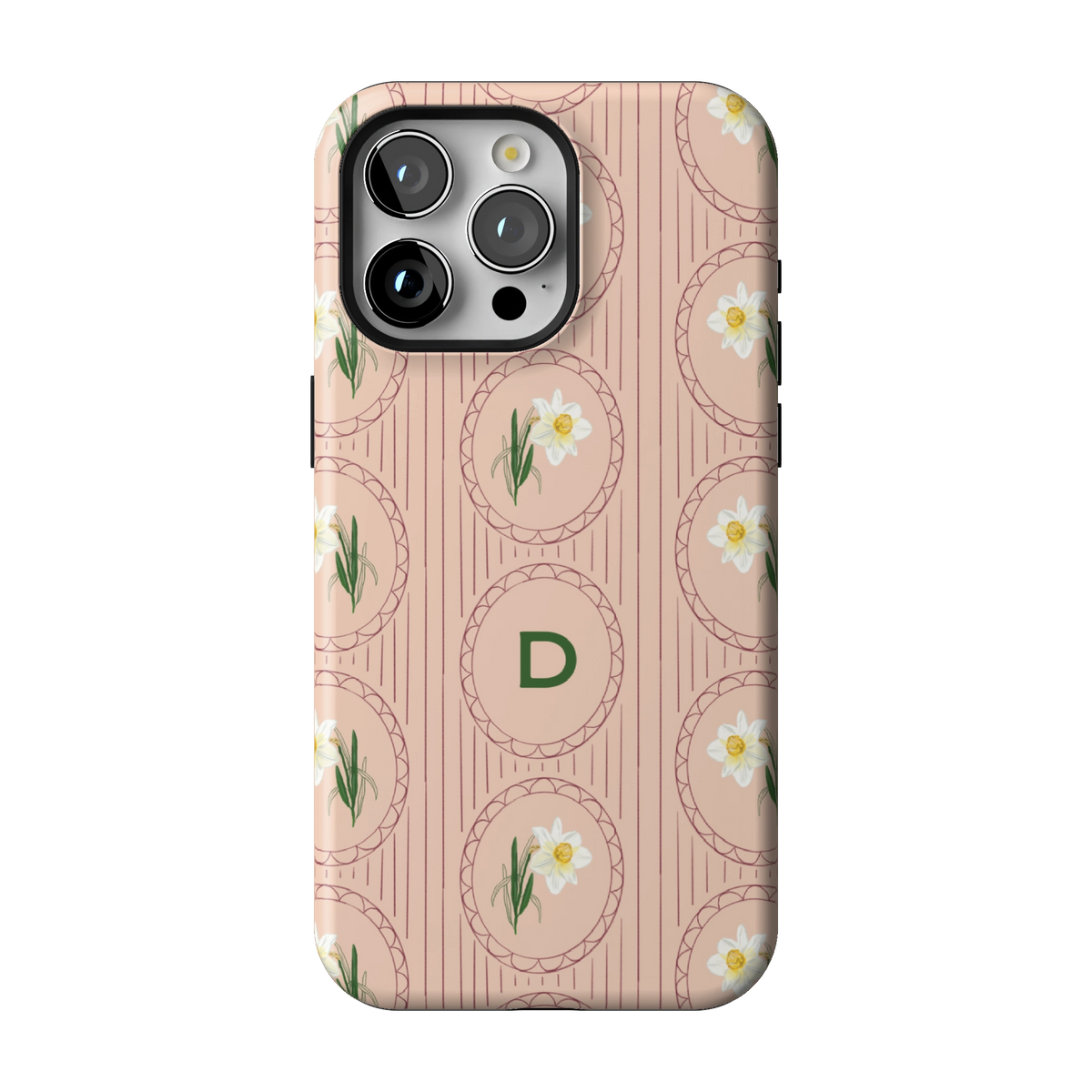 December Birth Month Personalized iPhone Case