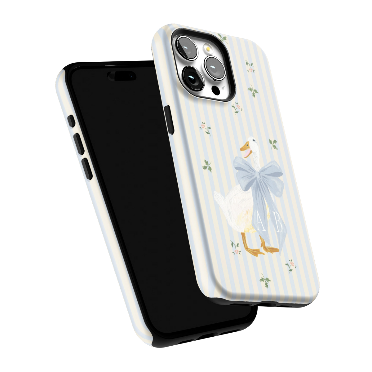 Dainty Duck Personalized iPhone Case