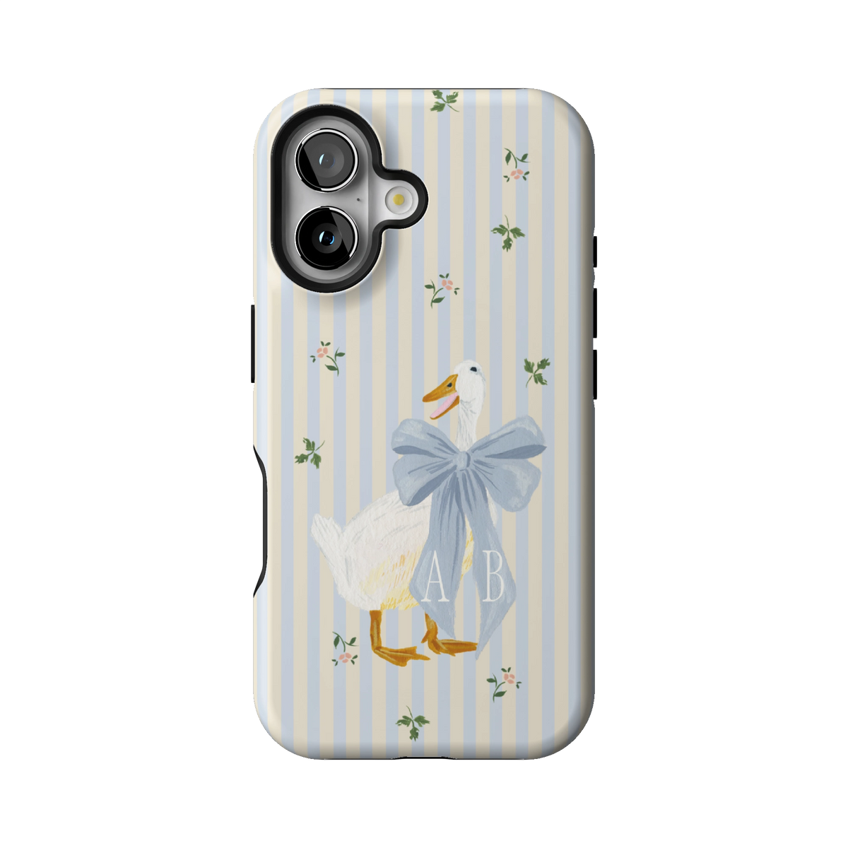 Dainty Duck Personalized iPhone Case